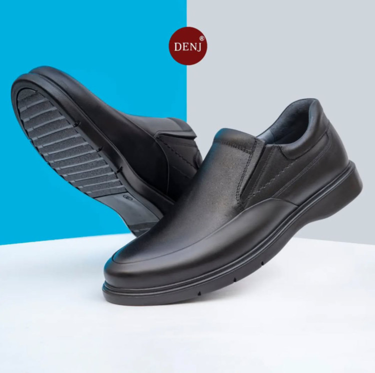 کفش چرم طبی مردانه دنج مدل ماکان