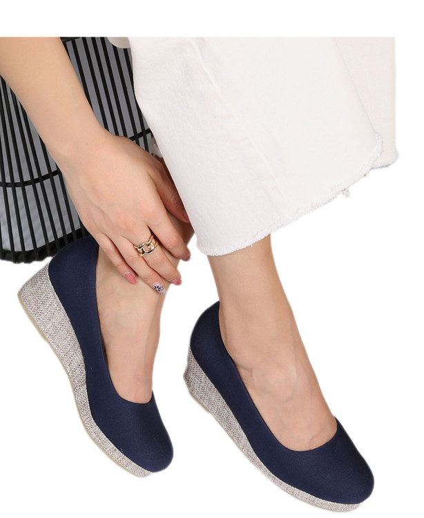 کفش زنانه کنفی پاشنه ۵سانت