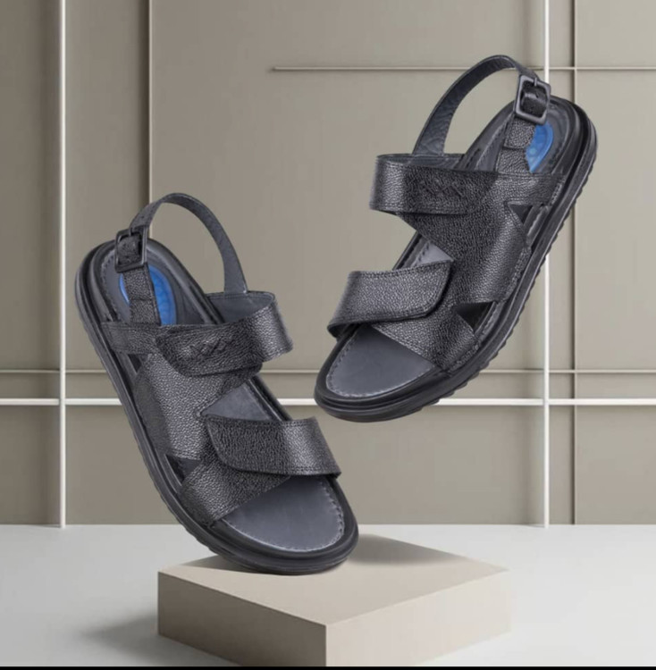 صندل طبی چرم مردانه دنج مخصوص خار پاشنه