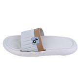 دمپایی زنانه زیتون مدل تیک تاک