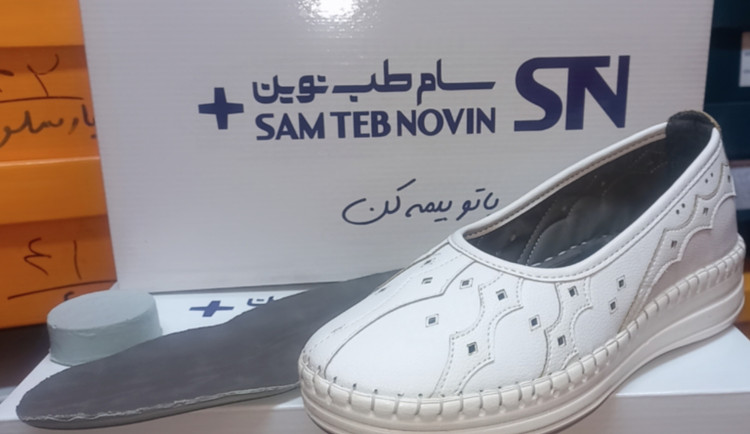 کفش زنانه سام طب نوین کد ۵۴۴مخصوص خار پاشنه