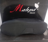 کفش زنانه لژدار چرم طبیعی مهپا کد ۲۲۷۰مشکی