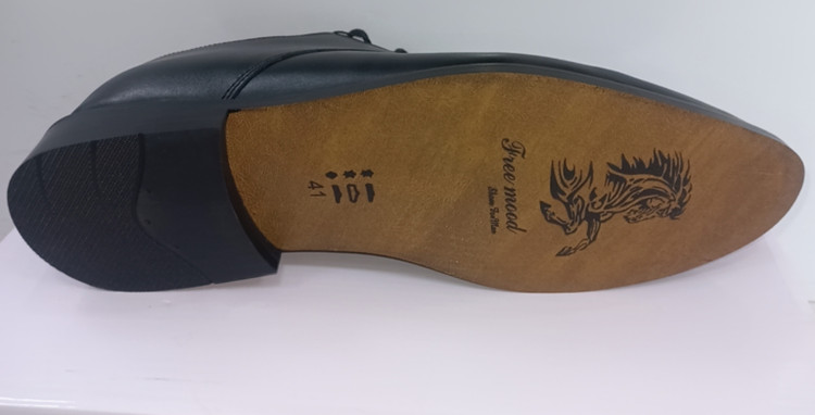 کفش مردانه رسمی چرم طبیعی فری مد مدل اتوبانی