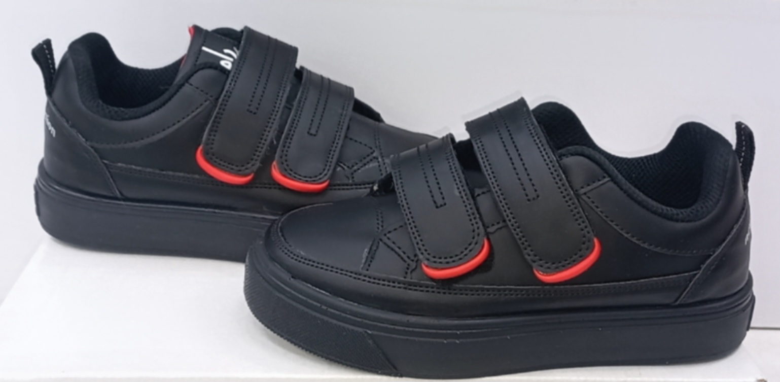 کتونی اسپرت چسبی برند رامیلا مشکی قرمز