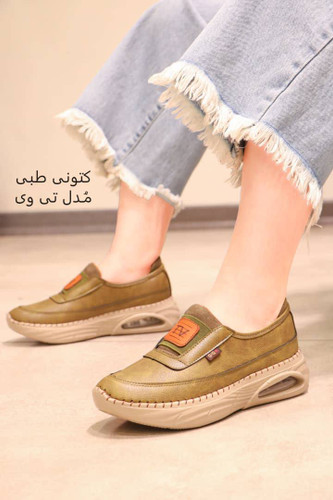 کفش طبی زنانه دکتر دانش مدل تی وی مخصوص خار پاشنه