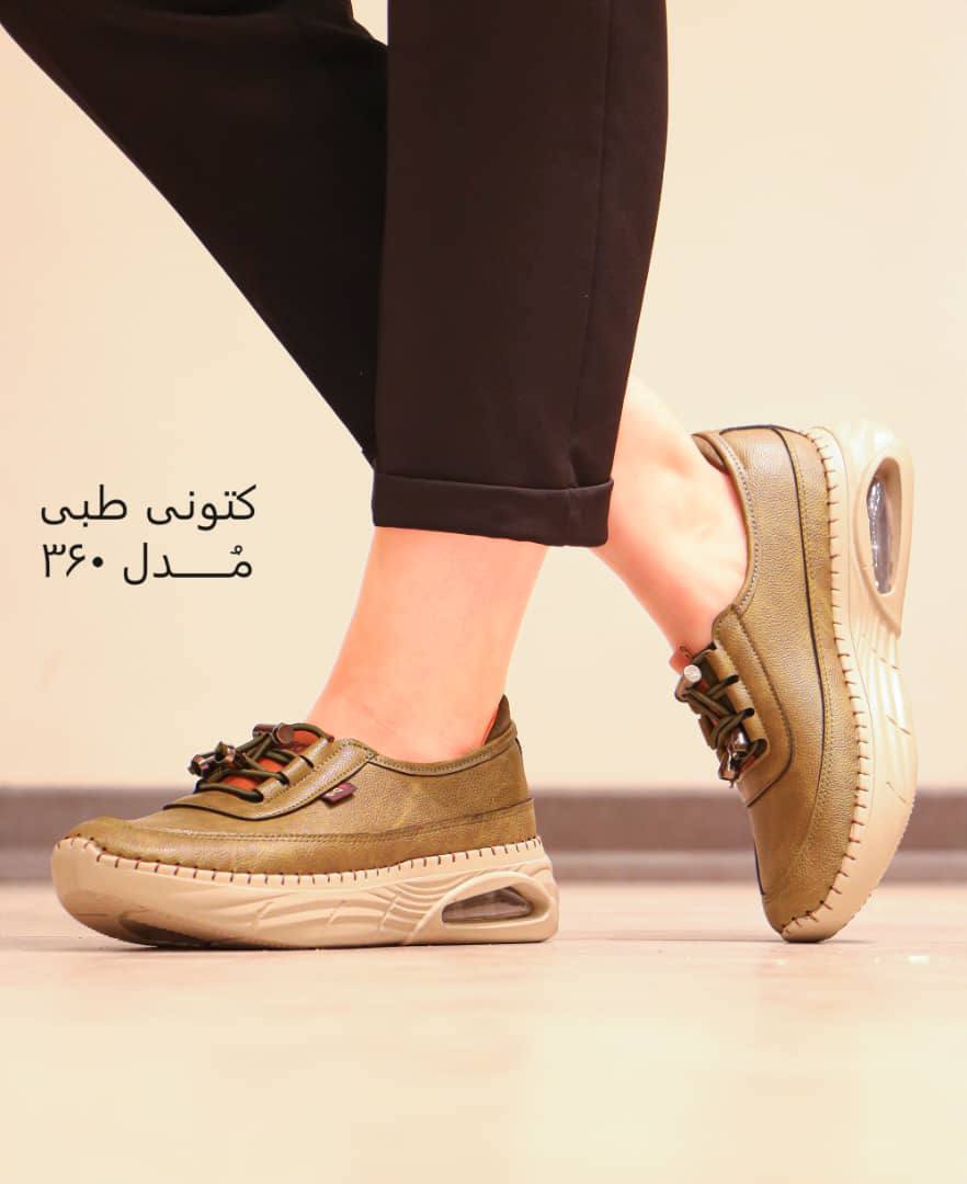 کفش طبی راحتی زنانه دکتر دانش مدل ۳۶۰ مخصوص خار پاشنه