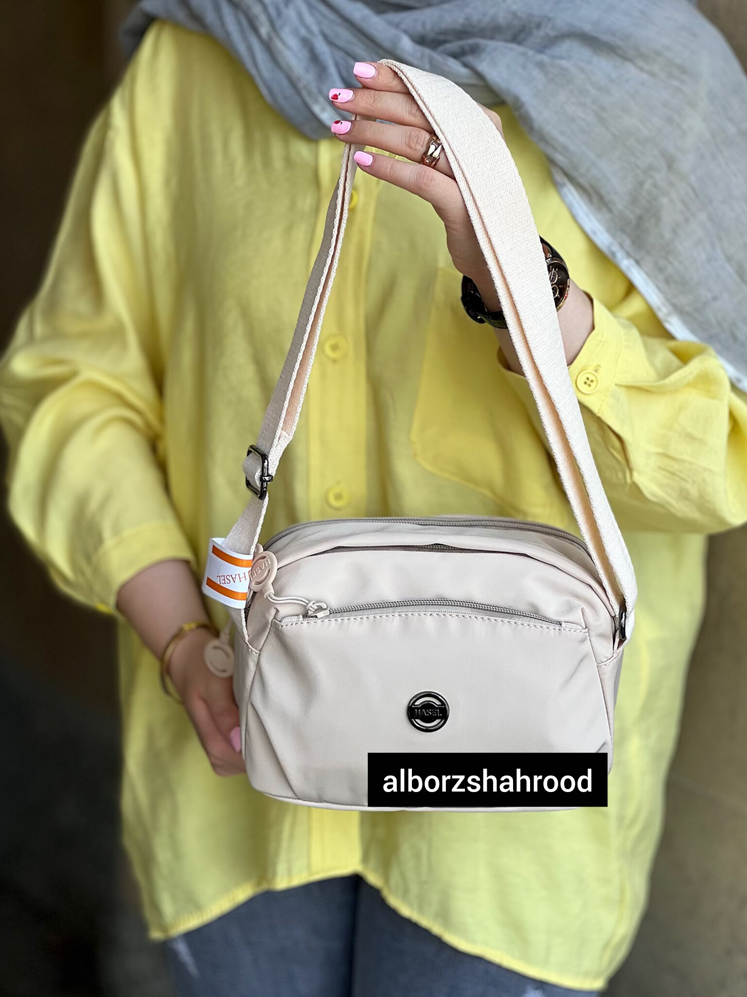 کیف اسپرت دوشی زنانه برند حاصل کد ۱۵۰۶