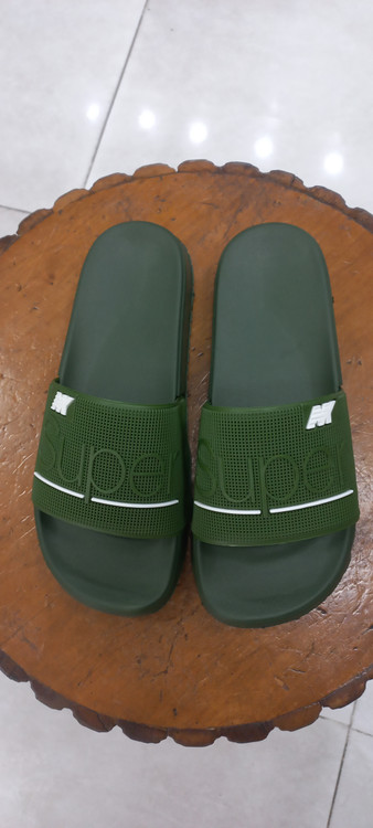 دمپایی مردانه نیکتا سبز سفیدM161