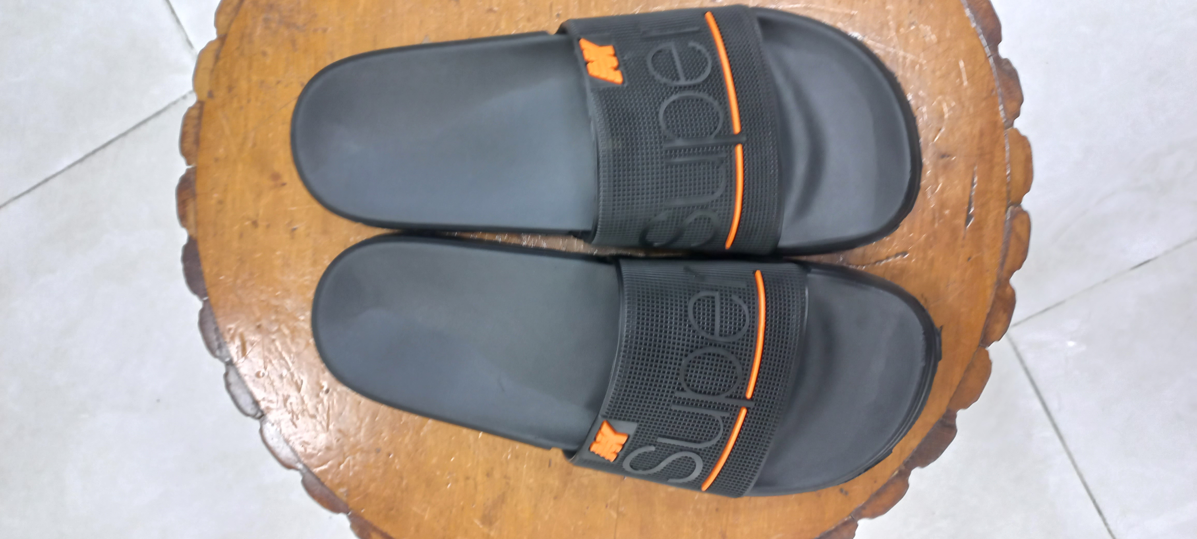 دمپایی مردانه نیکتا مشکی نارنجی M161