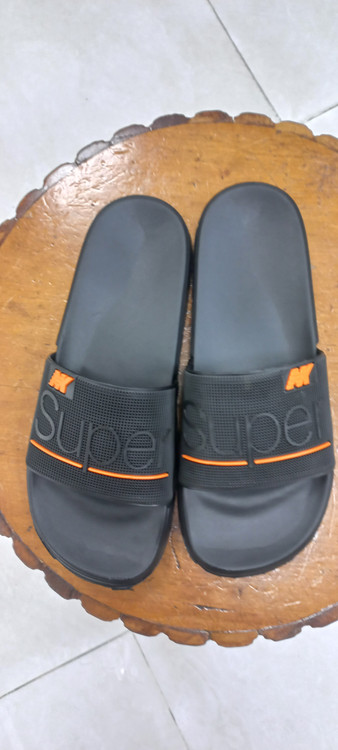 دمپایی مردانه نیکتا مشکی نارنجی M161