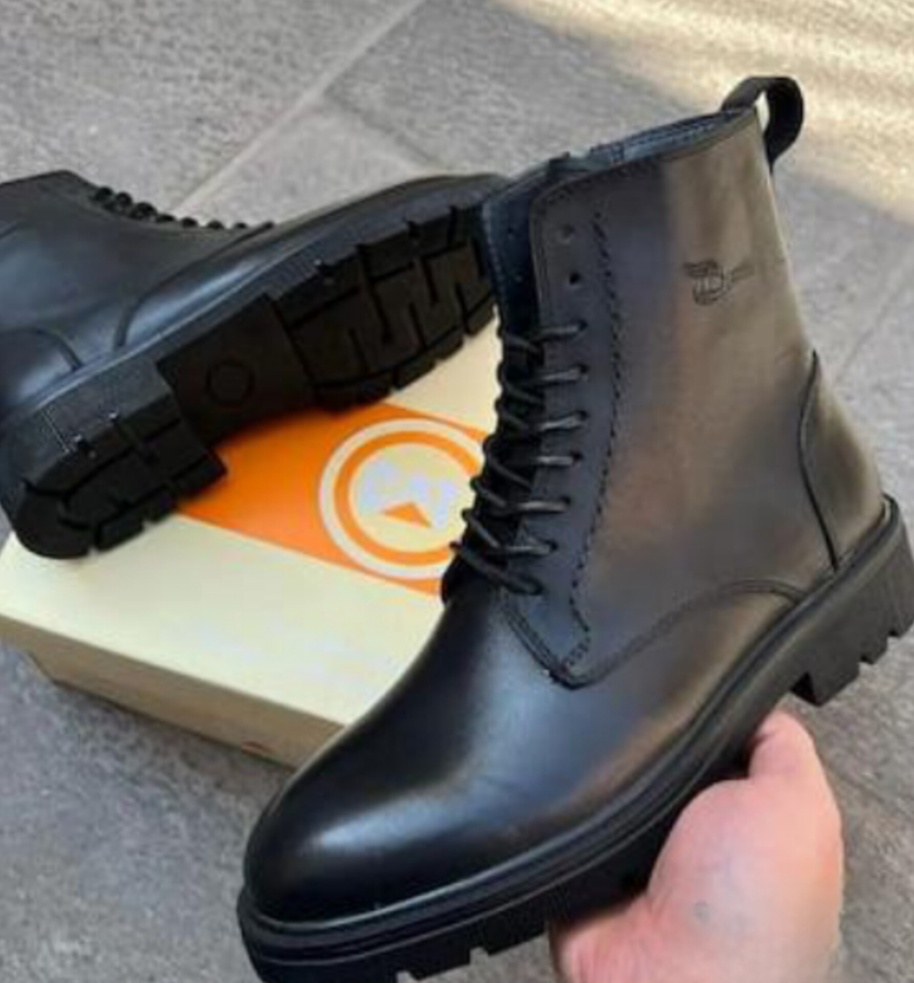 بوت مردانه تمام چرم کت