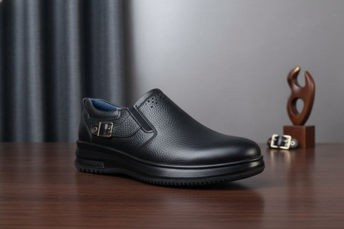 کفش طبی راحتی چرم مردانه برند آذر پلاس