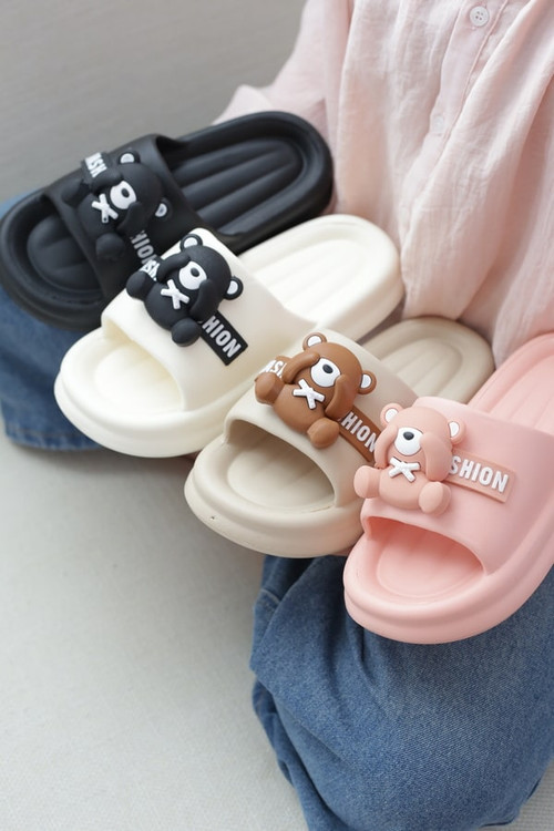 دمپایی زنانه عروسکی مدل مارینا برند زیتون