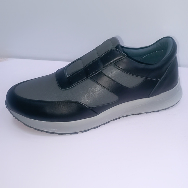 کفش طبی راحتی چرم مردانه دکتر برن با پد مخصوص خار پاشنه