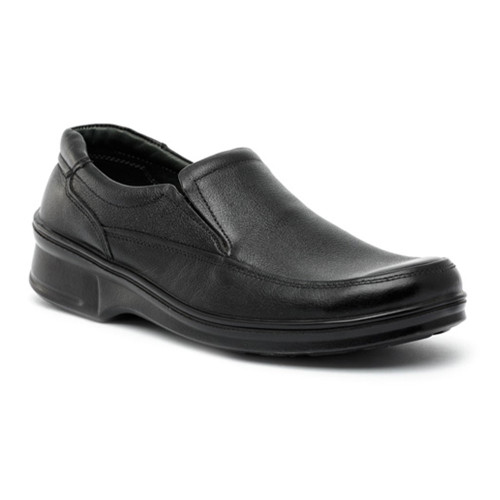 کفش طبی مردانه آفاق چرم بازیره پی یو تزریق کد ۳۰۰۳