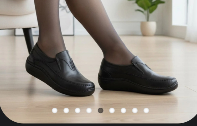 کفش طبی راحتی تمام چرم مهپا کد ۲۲۵۲