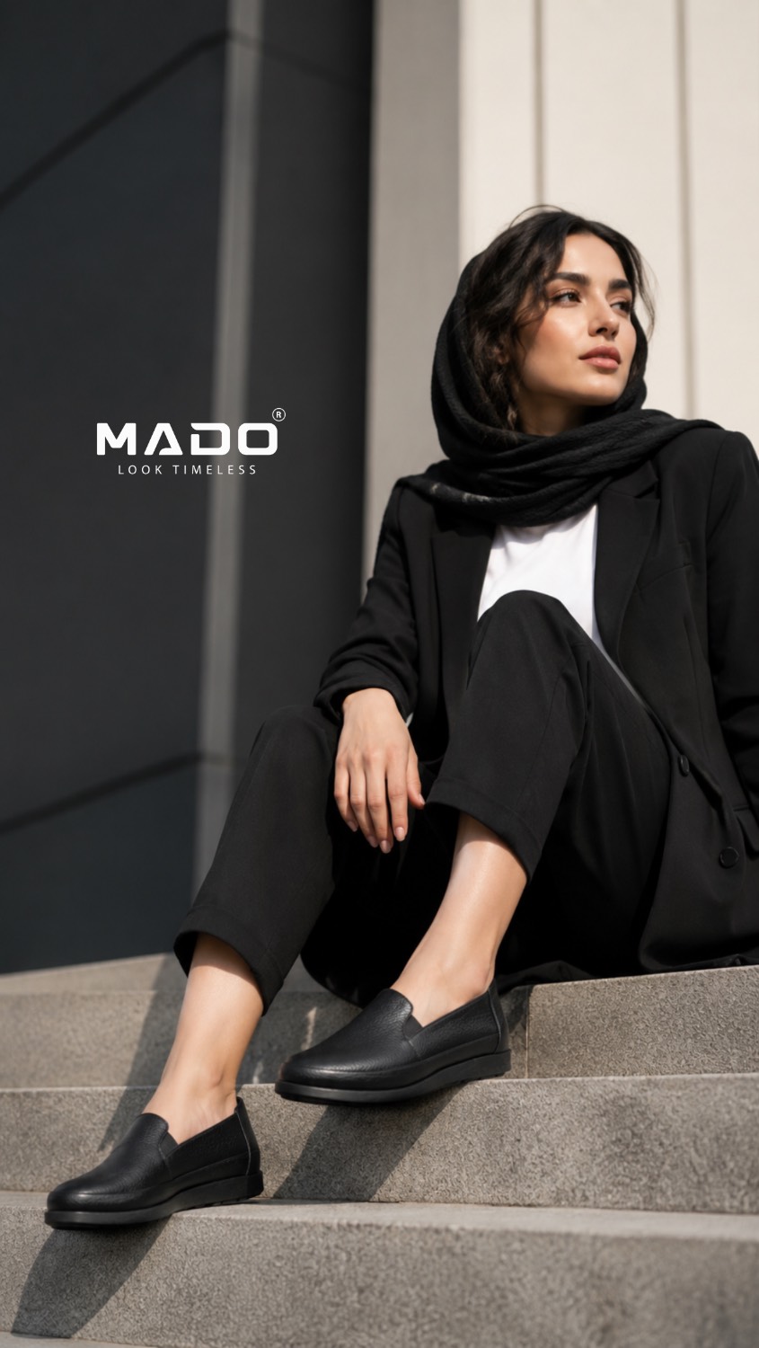 کفش تمام چرم زنانه مادو کد ۵۰۲۰